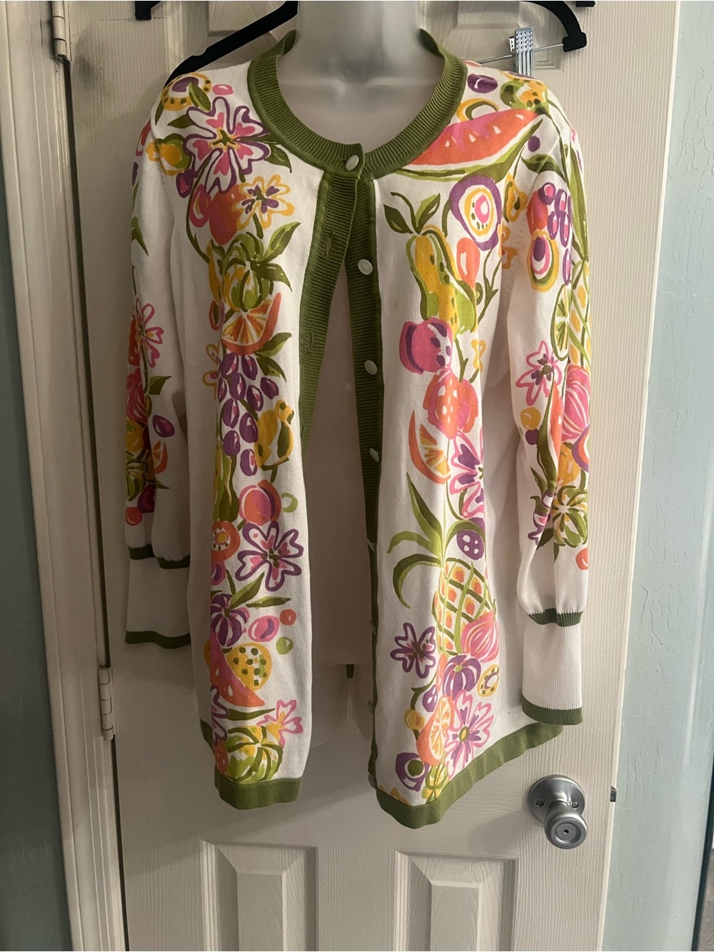 Bob Macke wearable Art cardigan 1x